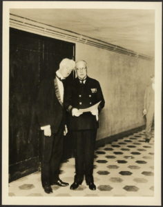 Judge Kenesaw Mountain Landis with Sousa, ca. 1926